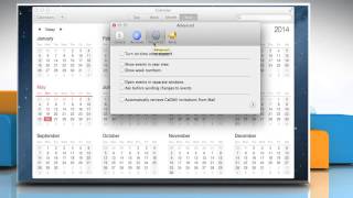 How to use week calendar in Mac® OS X™ [upl. by Malvina]