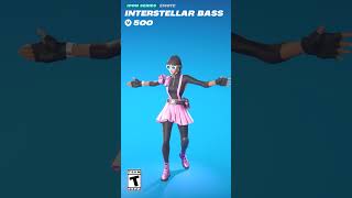 NEW Icon Series Interstellar Bass Emote Fortnite fortnite iconseries dance emotes [upl. by Millur]