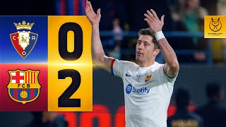 HIGHLIGHTS I OSASUNA 0 vs 2 FC BARCELONA  SPANISH SUPERCUP 🔵🔴 [upl. by Rocky906]