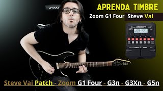 Steve Vai Patch  Zoom G1 Four  G3n  G3Xn  G5n [upl. by Autum433]