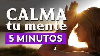 Meditación Guiada 5 MINUTOS para Calmar la Mente  Medita por el mundo [upl. by Crysta670]