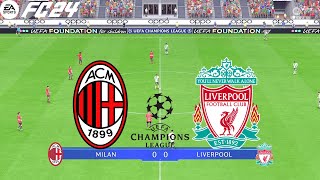 FC 24  AC Milan vs Liverpool  UCL UEFA Champions League  PS5™ Full Match amp Gameplay [upl. by Sergeant]