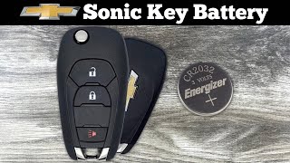 2019  2020 Chevy Sonic Key Fob Battery Replacement  How To Replace Change Sonic Remote Batteries [upl. by Proctor]