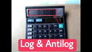 HOW TO FIND LOG  ANTILOG USING SIMPLE 🔥CALCULATOR  IN HINDI  RANJEET AGGARWAL [upl. by Lali430]