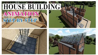 Building construction process step by step [upl. by Leuqim473]