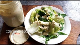 RAW VEGAN CREAMY CAESAR DRESSING [upl. by Lladnek472]