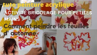 tutoriel comment peindre les feuilles de l automne [upl. by Apoor721]