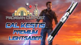 Cal Kestis Premium Lightsaber from Padawan Outpost Review [upl. by Etnuhs]