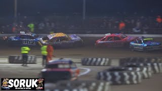 2L Saloon Stock Cars  Meeting Highlights Kings Lynn  16324 [upl. by Henriette]