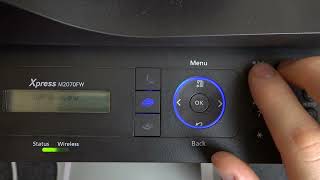 How to connect Samsung Xpress M2070 series to WiFi  How to connect Samsung printer to the network [upl. by Chaunce]