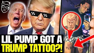 Rapper BREAKS Internet With Trump MUGSHOT Tattoo As The Rock amp Snoop Dogg DUMP Biden I LOVE Trump [upl. by Nevada]