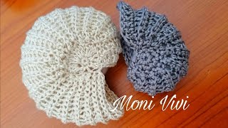 Conchiglia alluncinettotutorial crochet step by step [upl. by Good630]