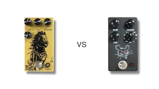 JHS Pack Rat vs Walrus Audio Iron Horse V3 [upl. by Manvil]