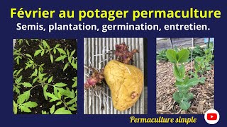 FEVRIER AU JARDIN potager bio permaculture débutants [upl. by Olsson224]