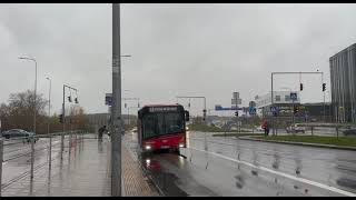 Vilniaus transportas 63 autobusas Karveliškės  Pilaitės pr  Žvėrynas [upl. by Hsemin676]