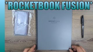 Rocketbook Fusion Smart Reusable Notebook Review amp Unboxing [upl. by Eolhc]