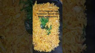 Basic ingredients fried rice homemadecooking friedrice vegetarian gamanareddy youtubeshorts [upl. by Ahsinom]