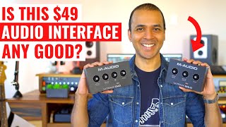 MAudio MTrack Solo and Duo Review  BEST audio interface under 50 [upl. by Lamphere]