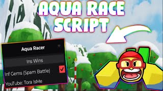 NEW Aqua Racer Script PASTEBIN 2024 INFINITE TROPHIES WINS INF GEMS INF  TOP PLAYER [upl. by Atinoj]