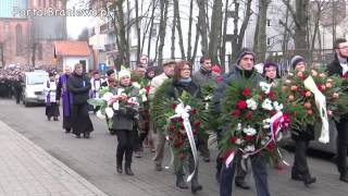 Braniewo pogrzeb burmistrza Henryka Mrozińskiego [upl. by Trebla]