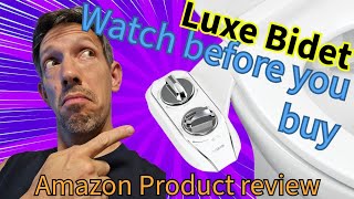 LUXE BIDET 185 Plus Unboxing and Full Installation  How to install a bidet on your toilet [upl. by Pier]