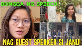 NAG GUEST SPEAKER SI JANU NAPAKABONGGA NG SINABI [upl. by Francie960]