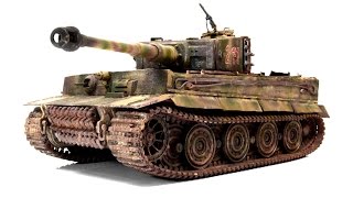 Panzerkampfwagen VI Tiger Late 135 Academy Tank Model [upl. by Ayahsal]