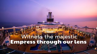 Witness the majestic Empress through our lens  Cordelia Cruises [upl. by Wilmer]