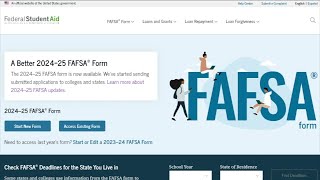 Issues with recent changes to new FAFSA forms [upl. by Ysabel786]