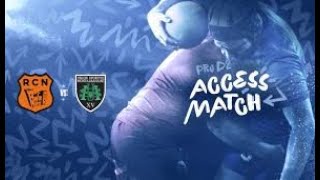 Access match Pro D2 Narbonne vs Montauban [upl. by Lowson]