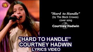 Courtney Hadwin “Hard To Handle ” LYRICS VIDEO Cover Song GOLDEN BUZZER Americas Got Talent 2018 [upl. by Atsylac848]