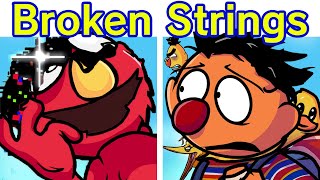 Friday Night Funkin VS BROKEN STRINGS  Sesame Street Glitch  TANTRUM Learn With Pibby x FNF Mod [upl. by Wake]