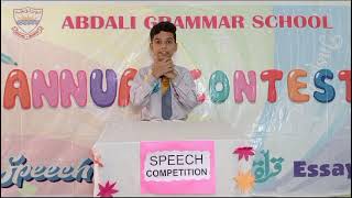 Speech on Importance of Hardwork by Eshal Arslan from Class 4th [upl. by Irej476]