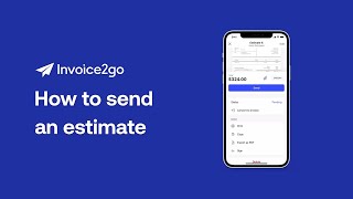 How to send an estimate [upl. by Naghem]