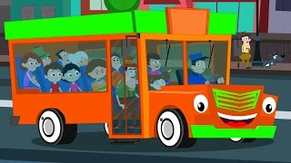 Wheels On The Bus  Nursery Rhymes For Kids And Childrens [upl. by Joceline]