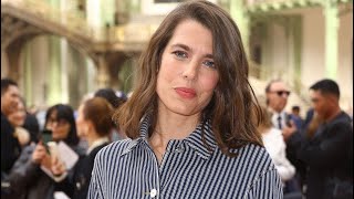 Charlotte Casiraghi Gewagter Auftritt Im Pyjama Look auf dem roten Teppich [upl. by Fevre489]