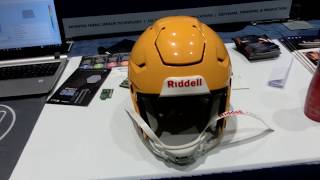 Smart football helmet may help detect concussions  Riddell [upl. by Picco31]