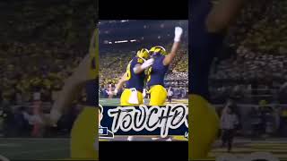 Donovan Edward Colston Loveland footballshorts football catch rivalry michigan edit how [upl. by Arannahs9]