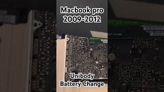 Macbook Pro Battery Replacement  20092012 Macbook Unibody macbookrepair [upl. by Morey]