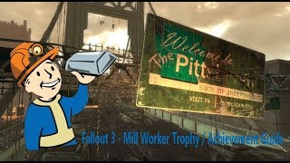 Fallout 3  Mill Worker TrophyAchievement Guide [upl. by Filide]