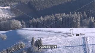 Skigebiet im Winter mit Schnee Ortsteil Wildewiese in Sundern im Bundesland NordhreinWestfalen [upl. by Ennovehs]