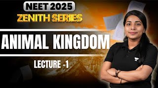 Animal kingdom L1 I NEET 2025  Simran Maam neet2025 neet neetbiology [upl. by Rubin]