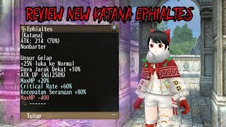 Review New Katana Ephialtes With Katana AGI  Toram Online [upl. by Dix323]