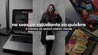 Mejores formas de ganar dinero en línea para estudiantes 🤑  tips para iniciar [upl. by Josey]