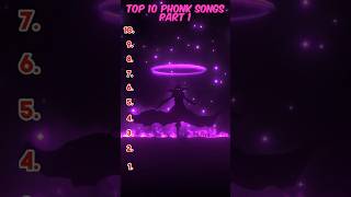 Top 10 Phonk Songs 👉 PART 1 😈 [upl. by Kaltman]