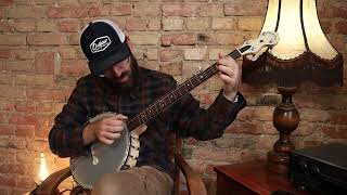 Reubens train  clawhammer banjo low tuned Gold Tone CC Carlin 12 [upl. by Yadsnil]