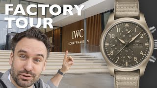 I went inside IWC  an AMERICAN watch company [upl. by Leakcim]