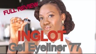 INGLOT AMC Eyeliner Gel [upl. by Anileva]