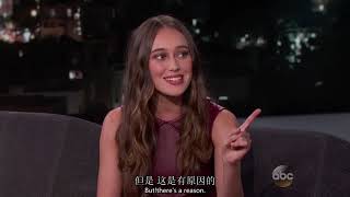 Alycia Debnam Carey  Jimmy Kimmle Live  2015 ENG SUB [upl. by Ahgem500]