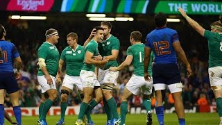 France v Ireland  Match Highlights and Tries  Rugby World Cup [upl. by Aubert48]